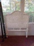 Wicker head Board + Frame $40