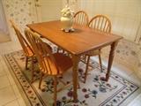 Bernards Inc. "Eat In" Table + 4 Chairs  $150.00             31.5" x 53.5" x 29.5" 
