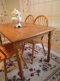 Bernards Inc. "Eat In" Table + 4 Chairs  $150.00             31.5" x 53.5" x 29.5" 
