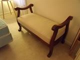 Bassett Upholstered Bench  $160.00                        45" x 21.5" x 26"