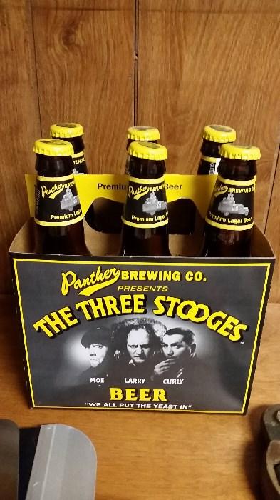 Three stooges beer (empty)