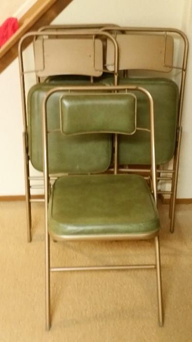 Vintage metal folding chairs $5 each