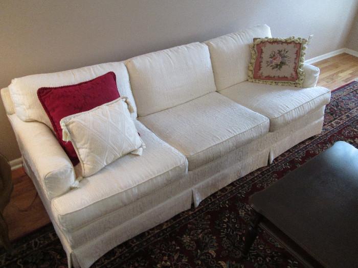 white sofa