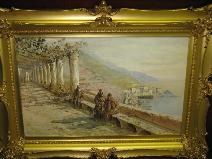 19th c. painting by listed artist, "Y. Gianni"