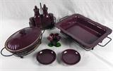 Purple assorted bakeware