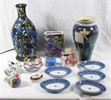 Assorted lamp and home decor