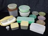 Assorted tupperware