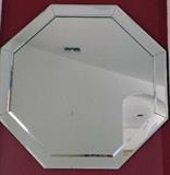 Octagonal wall mirror