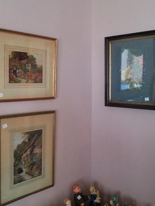 Antique prints and frames. Need point pieces also