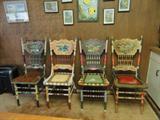 Susan Cody hand painted chairs