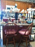 Oak bar stools