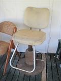 Old barber chair