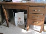 Oak student desk