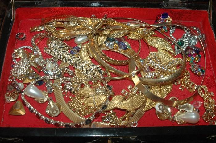 TONS OF COSTUME JEWELRY & STERLING