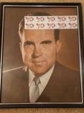 Nixon photo and collectible stamps