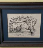 Pen & Ink of Lincoln Memorial
