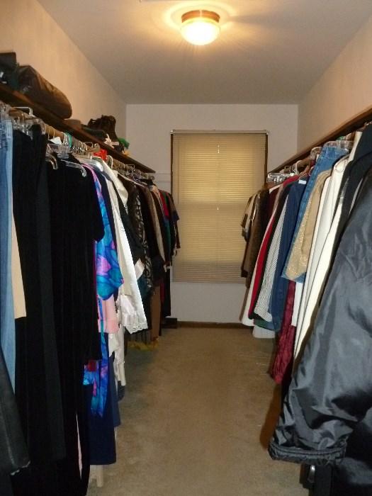 Ladies Closet filled with Clothing....mostly Misses  size 12-14