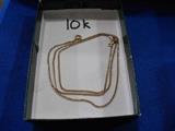 10k gold necklace