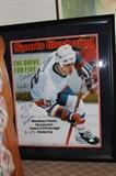Signed, framed Islanders poster