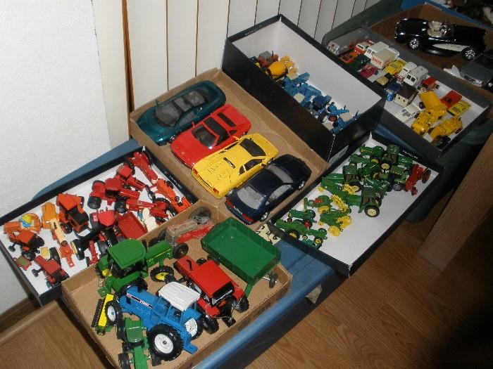 whole lot of john deer collectibles