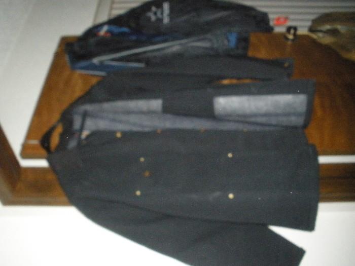 carhardt jacket and leather jacket 3x