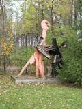 Large outdoor sculpture made by Cranbrook student (in AS IS condition)