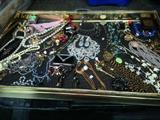 Selection of costume jewelry.