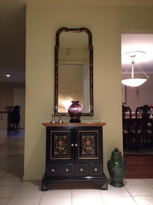 Hall table & mirror