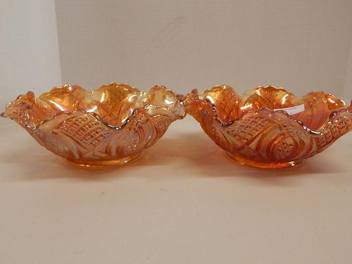 #antique#marigold#carnival#glass#bowl
