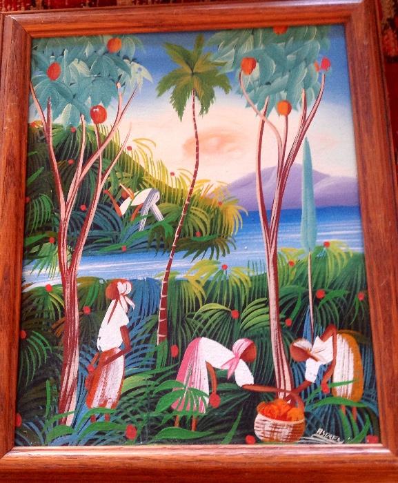 Haitian Painting signed 1960