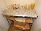 glassware, catering supplies