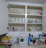 glassware, kitchen gadgets