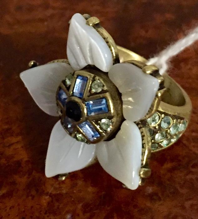 Another flower ring by Heidi Daus