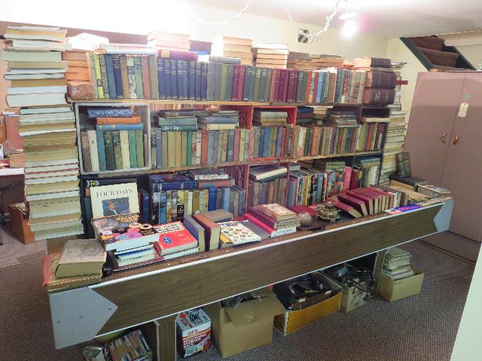 Great Selection of Books including Jean Stratton Porter, Joseph Lincoln, Harald Bell Wright, Mrs. Mead, Kathrine Norris, Winston Churchill plus many more 