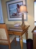 Desks, cute lamps,art and more.   Desk by Tommy Bahama.