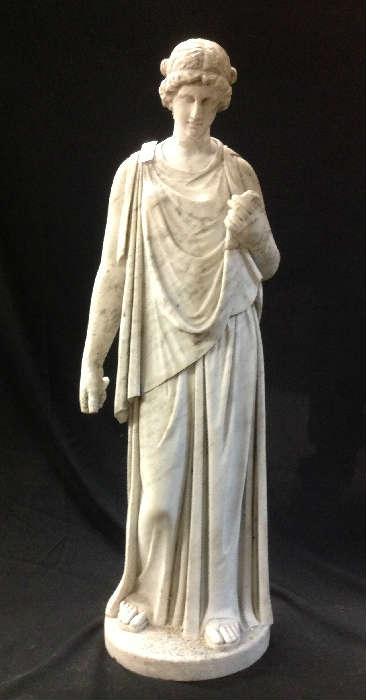 2008- Marble statue, 41IN T, 14IN W