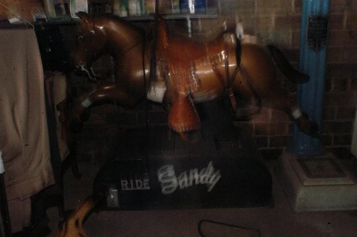 Sandy Mechanical Horse