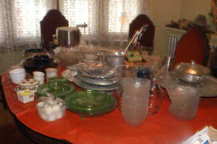 Depression glass and more