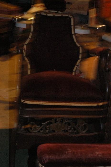 barber chair #11 purchased from Florence hotel