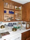 Pyrex and glassware & corning ware coffee pot