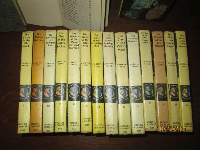 Vintage Nancy Drew Books...Has name inside
