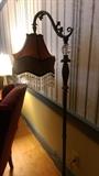 Floor lamp with great detail and shade
