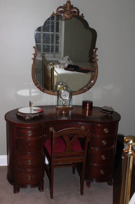 Vanity, Chair & Mirror