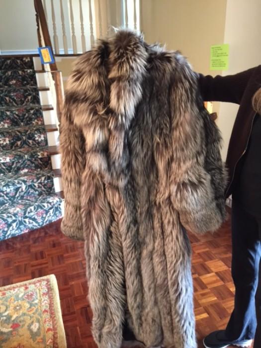 Siler Fox Coat Size 10-12