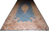 Lot#3008, KERMAN PERSIAN CARPET, C. 1960-70, 26' 6" X 12' 9"Light blue ground.