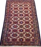 Lot#3058, NORTHWEST PERSIAN HAND WOVEN RUG, C. 1930, W 4' 2" L 6' 2"Decorated with all over stylized floral motif on an ivory ground. Measuring L. 6 ft. 2 4 ft. 2. Circa 1930.