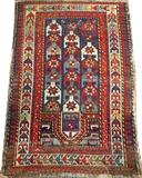 Lot#3127, CAUCASIAN HAND WOVEN DAGHESTAN PRAYER RUG, C. 1890, W 2' 8" L 4' 2"Decorated with an all over geometric floral design, measuring L. 4 ft. 2 x 2 ft. 8. Circa 1890.