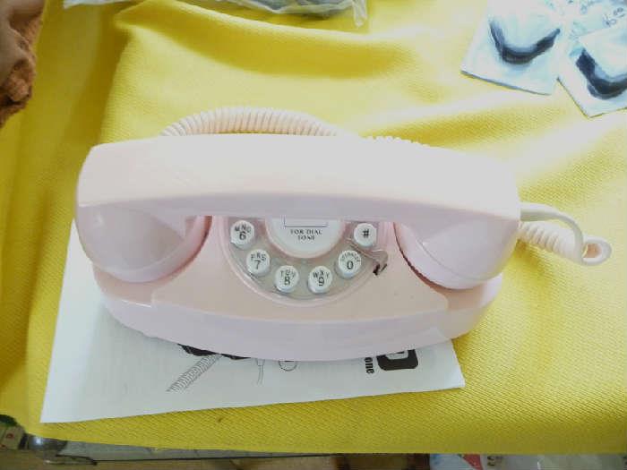 pink princess phone - 70's