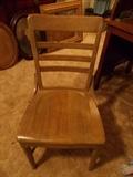Vintage Wooden Side Chair - Antiqued (probably) in the 1970's!!!!!!!