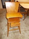 Vintage Wooden High Chair - a GEM!!!!!!